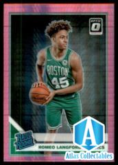 2019-20 Donruss Optic Hyper Pink #182 Romeo Langford RR